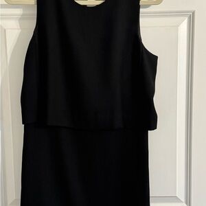 Banana Republic Black Sleeveless Midi Dress